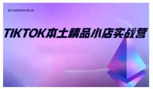 TikTok本土精品小店出海实战营,从入门到高阶,不止0-1!-桀创项目掘金社