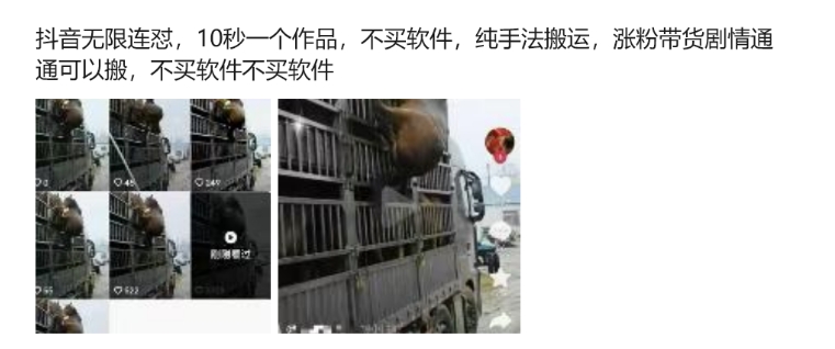 抖音无限连怼，10秒一个作品不买软件，纯手法搬运，涨粉带货剧情通通可以搬-桀创项目掘金社