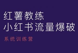 红薯教练-小红书内容运营课,小红书运营学习终点站-桀创项目掘金社