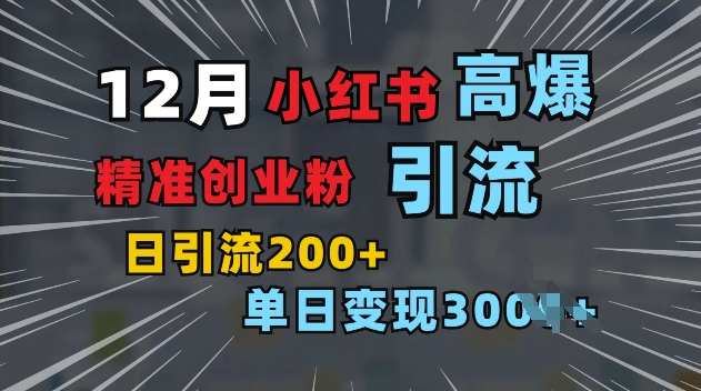 小红书一张图片“引爆”创业粉，单日+200+精准创业粉 可筛选付费意识创业粉【揭秘】-桀创项目掘金社