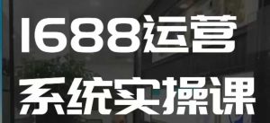 1688高阶运营系统实操课,快速掌握1688店铺运营的核心玩法-桀创项目掘金社