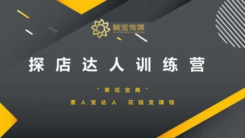 探店达人训练营，素人变达人，花钱变赚钱-桀创项目掘金社