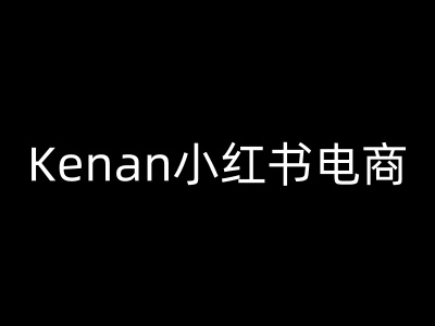 Kenan小红书电商-kenan小红书教程-桀创项目掘金社