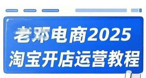 2025淘宝开店运营教程直通车，直通车，万相无界，网店注册经营推广培训视频课程-桀创项目掘金社