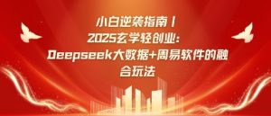 小白逆袭指南，2025玄学轻创业：Deepseek大数据+周易算法的融合玩法-桀创项目掘金社