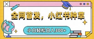 小红书种草，手机项目，日入3张，复制黏贴即可，可矩阵操作，动手不动脑【揭秘】-桀创项目掘金社
