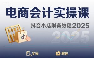 电商会计实操课-抖音小店财务教程2025-桀创项目掘金社