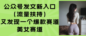 公众号发文新入口(流量扶持-桀创项目掘金社