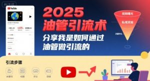 2025油管引流术,分享我是如何通过油管做引流的-桀创项目掘金社