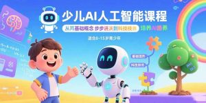 少儿AI人工智能课程：从基础概念逐步深入到核心技术 培养全面的AI素养-桀创项目掘金社