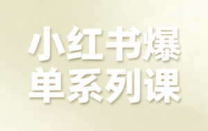 尼采老师·小红书爆单系列课-桀创项目掘金社
