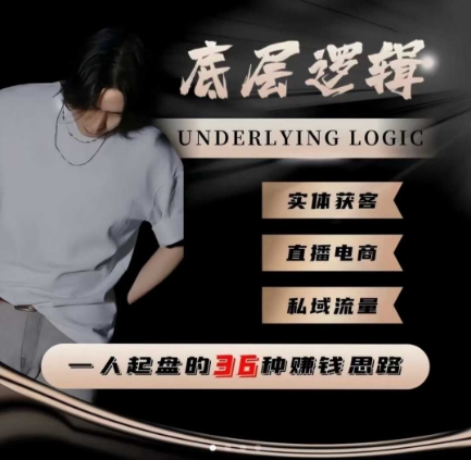 一个人起盘的底层逻辑,私域流量-直播电商-实体获客,一人起盘的36种賺钱思路-桀创项目掘金社