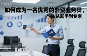 如何成为一名优秀的外贸业务员,从新手到专家-桀创项目掘金社