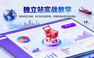 独立站实战教学，跨境经营全攻略，助您告别流量依赖，掌握跨境经营的终极奥-桀创项目掘金社