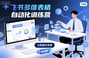 飞书多维表格自动化训练营，手把手教你告别重复处理，用多维表格开启高效办公新模式-桀创项目掘金社