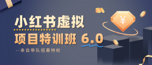 小红书虚拟项目特训班6.0 ,养号/选品/自动发货/爆款笔记(含40节视频课)-桀创项目掘金社