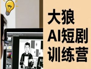 大狼AI短剧训练营-短剧课程(更新中)-桀创项目掘金社