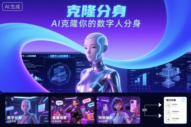 AI数字人认知实操课，克隆你的数字人分身-桀创项目掘金社
