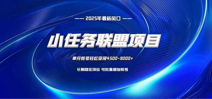小任务联盟项目:一台电脑每天只需10分钟,轻松简单稳定-桀创项目掘金社