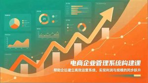 电商企业管理系统构建课:帮助企业建立高效运营系统,实现利润与规模的同步跃升-桀创项目掘金社