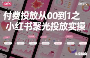 ‌​⁢‍⁤​⁣⁤⁣‍‬‬‬⁤⁤‌‬⁡‌⁣⁡⁣⁣​‍⁣‍​‍‬⁤​‌⁤⁢‍‍​⁢​​‍⁡‌付费投放从0到1之小红书聚光投放实操-桀创项目掘金社