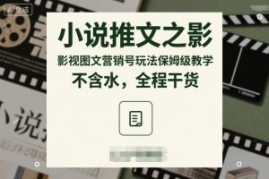 小说推文之影视图文营销号玩法保姆级教学，不含水，全程干货-桀创项目掘金社