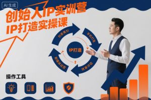 创始人IP实训营，IP打造实操课-桀创项目掘金社