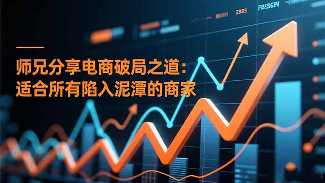 师兄分享电商破局之道：适合所有陷入泥潭的商家-桀创项目掘金社