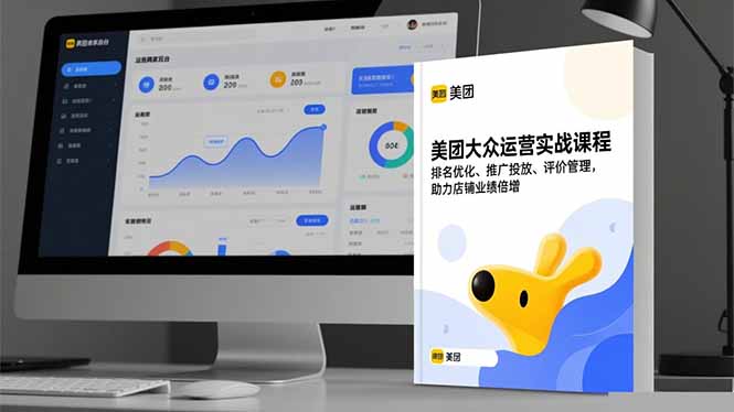 美团大众运营实战课程，排名优化、推广投放、评价管理，助力店铺业绩倍增-桀创项目掘金社