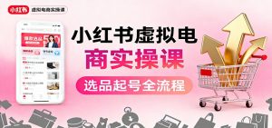 小红书虚拟电商实操课:选品起号+AI 内容创作+店铺运营+引流私域+自动化发笔记-桀创项目掘金社