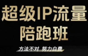 阿昱老师·超级IP流量陪跑班-桀创项目掘金社