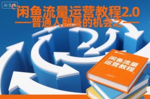 闲鱼流量运营教程2.0——普通人翻身的机会之一-桀创项目掘金社