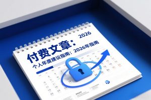 付费文章：个人年度建议指南：2026年指南-桀创项目掘金社