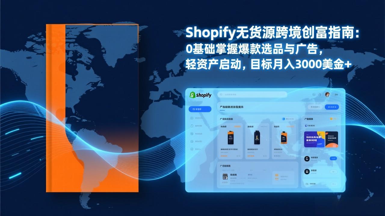 Shopify爆款打法实战：从选品到广告投放，复制爆款模型，驱动独立站月销售额破万刀-桀创项目掘金社