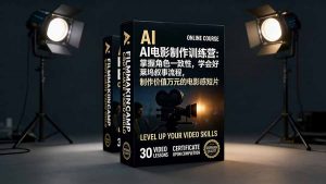 AI电影制作训练营：掌握角色一致性，学会好莱坞叙事流程，制作价值万元的电影感短片-桀创项目掘金社