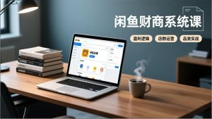 闲鱼财商系统课：从盈利逻辑、店群运营到品类实战，实现稳定月入过万-桀创项目掘金社