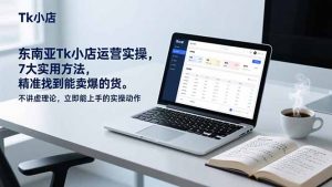 东南亚Tk小店运营实操,7大实用方法,精准找到能卖爆的货。不讲虚理论,立即能上手的实操动作-桀创项目掘金社