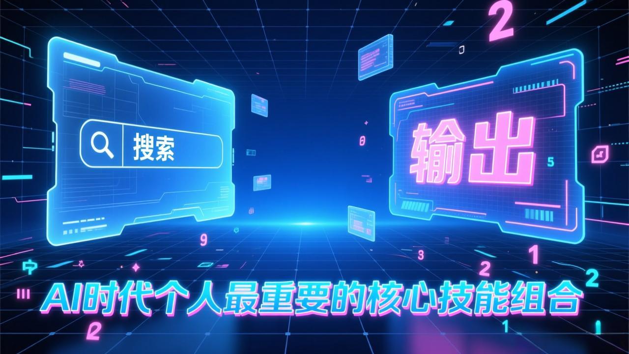 付费文章:AI时代个人最重要的核心技能组合:“输出能力”和“搜索能力”-桀创项目掘金社