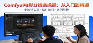 ComfyUI电影分镜实操课:分镜一致性,全流程AI视频制作,零基础也能做专业分镜-桀创项目掘金社