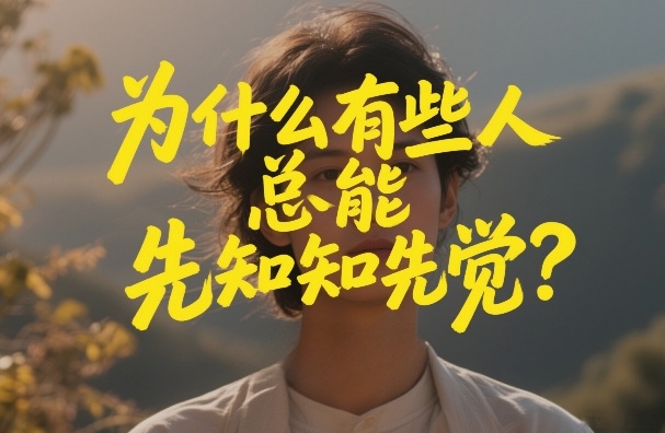 付费文章：为什么有些人总能先知先觉？-桀创项目掘金社