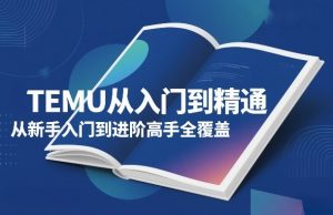 TEMU从入门到精通,从新手入门到进阶高手全覆盖-桀创项目掘金社