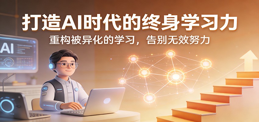 打造AI时代的终身学习力:重构被异化的学习,告别无效努力-桀创项目掘金社