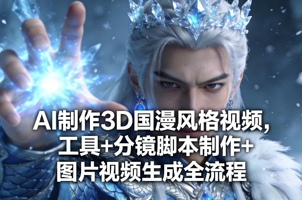 AI制作3D国漫风格视频，工具+分镜脚本制作+图片视频生成全流程-桀创项目掘金社