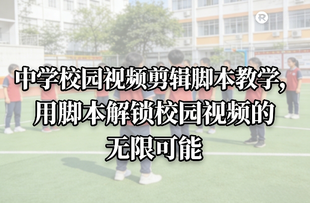 中学校园视频剪辑脚本教学，用脚本解锁校园视频的无限可能-桀创项目掘金社
