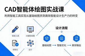 CAD智能体绘图实战课，利用智能工具，实现从基础绘图员到高效智能设计生产力的转变-桀创项目掘金社
