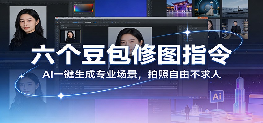 六个豆包修图指令:AI 一键生成专业场景,拍照自由不求人-桀创项目掘金社