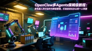 OpenClaw多Agents保姆级教程：多机器人并行运作与群组管理，打造自动化办公的一人军团-桀创项目掘金社