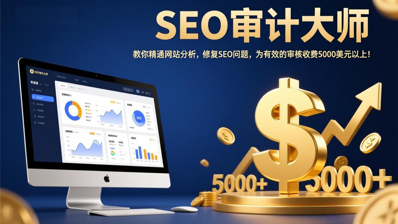 SEO审计大师：教你精通网站分析，修复SEO问题，为有效的审核收费5000美元以上！-桀创项目掘金社