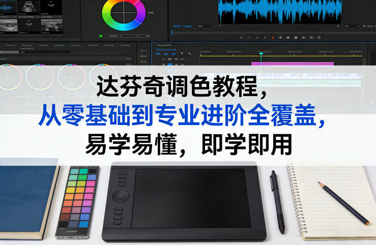 达芬奇调色教程，从零基础到专业进阶全覆盖，易学易懂，即学即用-桀创项目掘金社