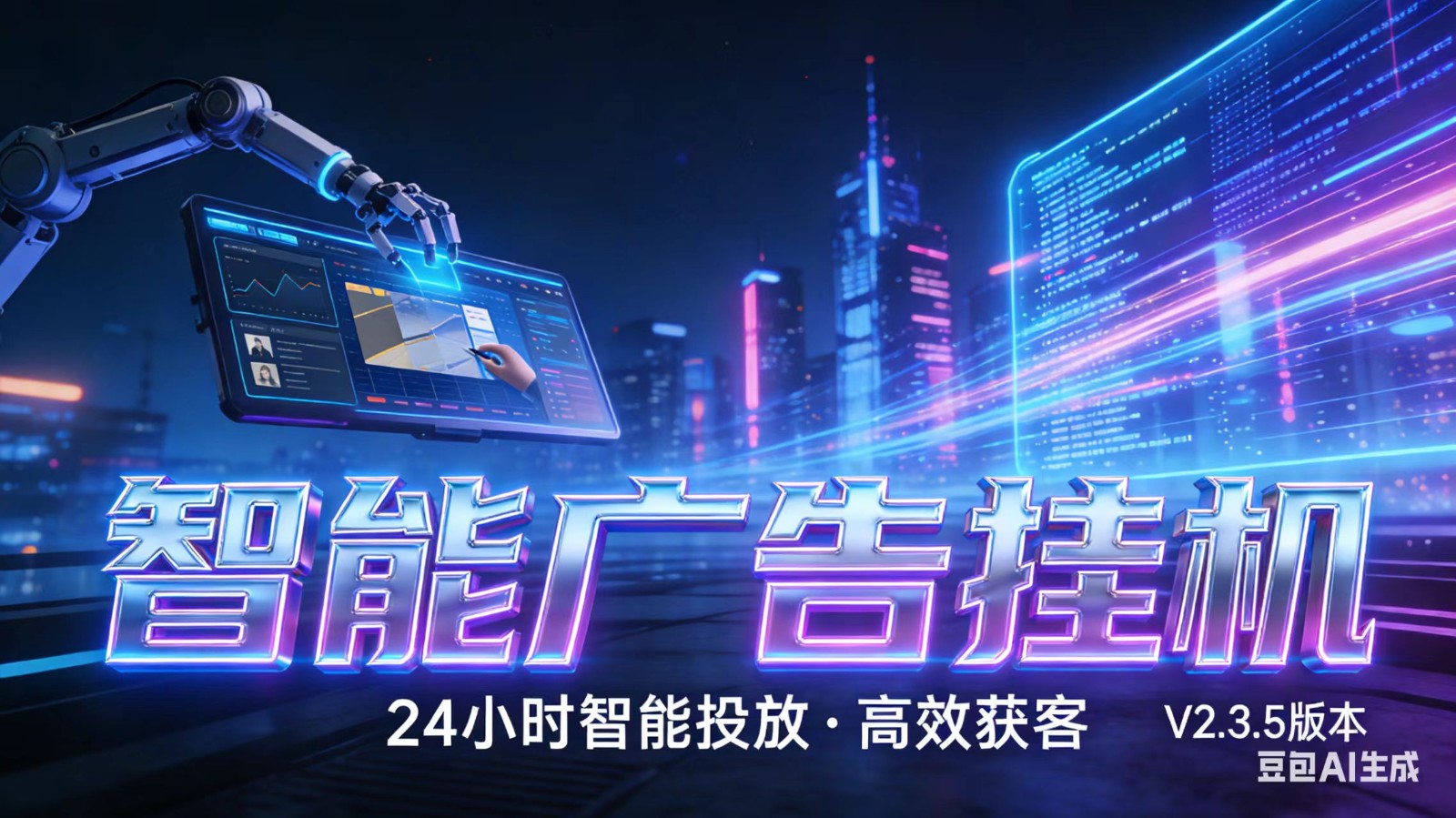 AI 广告云挂机 · 全域流量变现平台-桀创项目掘金社